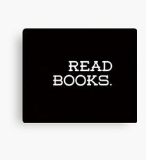 Read Books Canvas Print