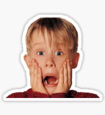 Macauly Culkin From Home Alone Sticker