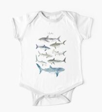 Sharks One Piece - Short Sleeve