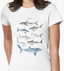 Camiseta entallada para mujer Tiburones