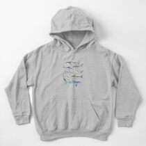 Sudadera con capucha para niños Tiburones