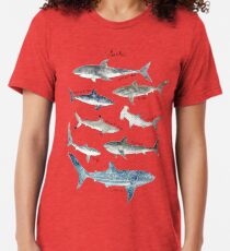 Sharks Tri-blend T-Shirt