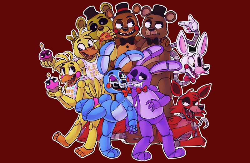 Fnaf Design & Illustration: Laptop Sleeves | Redbubble