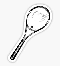 Tennisschläger Sticker