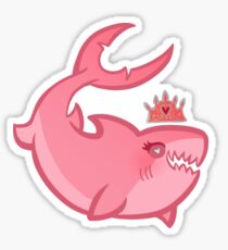 Shark Princess Sticker