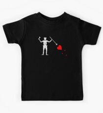 Edward Teach Pirate Flag Kids Tee