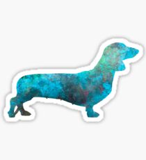 Female Dachsund in watercolor Sticker