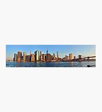 Manhattan sunrise panorama Photographic Print