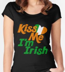 Kiss me I'm Irish Women's Fitted Scoop T-Shirt