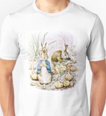 Peter Rabbit und Benjamin Bunny Unisex T-Shirt