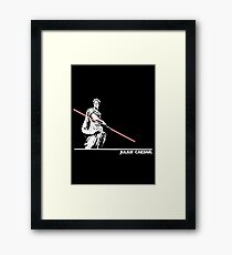 Star Wars: Julius Caesar - White Ink Framed Print