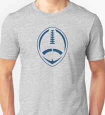 Blue Vector Football Unisex T-Shirt