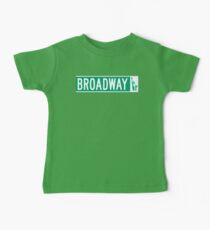 Broadway (with Statue of Liberty), Street Sign, NYC Baby Tee