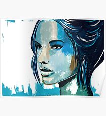 Blue Fashion Poster