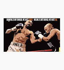 Boxing Motivational Photographic Print
