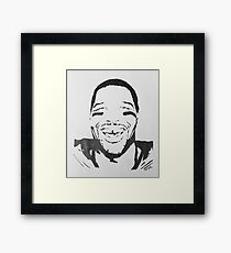 Michael Strahan Portrait Framed Print