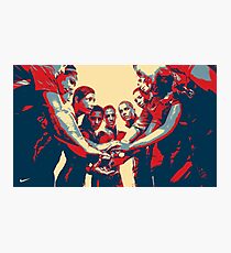 Lámina fotográfica USWNT Huddle