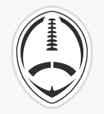 Vector Football - Mesh (Black) Sticker