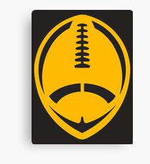 Gold Vector Football Canvas Print