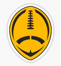 Gold Vector Football Sticker
