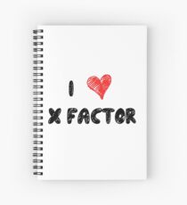 Cuaderno de espiral Amo el Factor X