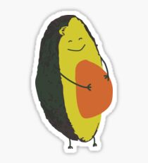 Happy Avocado Sticker