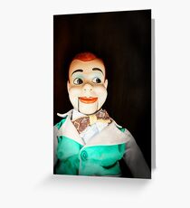 Creepy Dummy Greeting Card