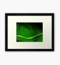 Green Framed Print