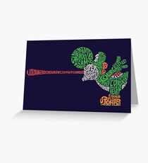 Words With Yoshi Greeting Card