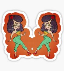 RockaChibi Kicks Sticker