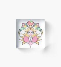 Princess of the Mushroom Kingdom Acrylic Block