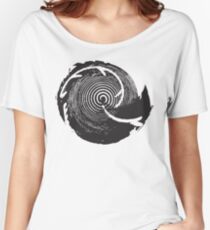 The Twilight Zone : BW // DJ Women's Relaxed Fit T-Shirt