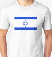 Flagge von Israel Unisex T-Shirt