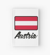 National Flag of Austria Hardcover Journal
