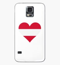 A heart for Austria Case/Skin for Samsung Galaxy