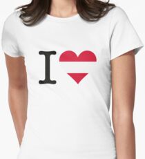 I love Austria Women's Fitted T-Shirt