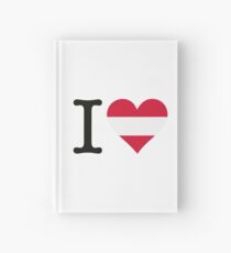 I love Austria Hardcover Journal