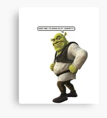 Shrek Canvas Print