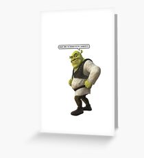 Shrek Greeting Card