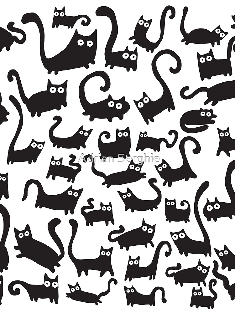 Black cats by adrianserghie