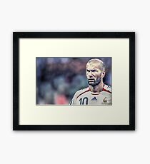 Zidane Framed Print