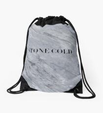 stone cold Drawstring Bag