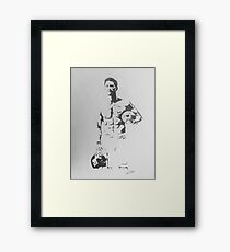 Steve Weatherford Portrait Framed Print