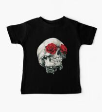 Rose Eye Skull Baby Tee