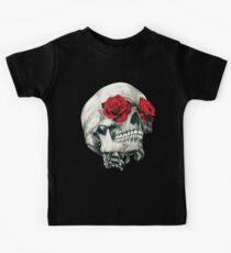Rose Eye Skull Kids Tee