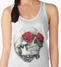 Rose Eye Skull Women's Tank Top