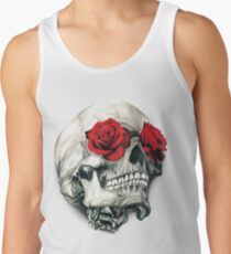Rose Eye Skull Tank Top
