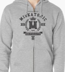 Miskatonic University Crest Zipped Hoodie