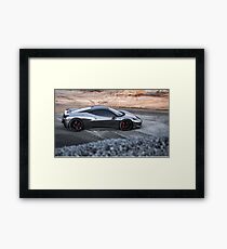 Chrome Ferrari 458 Italia Framed Print