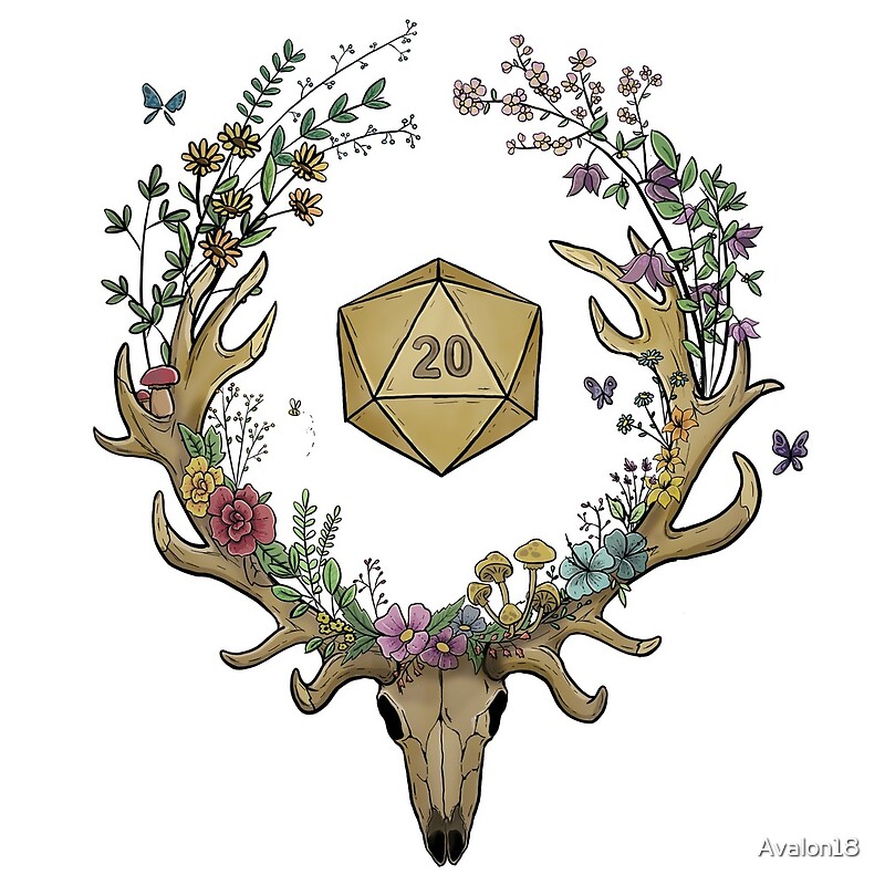 "DnD - Druid Class Symbol" By Avalon18 | Redbubble